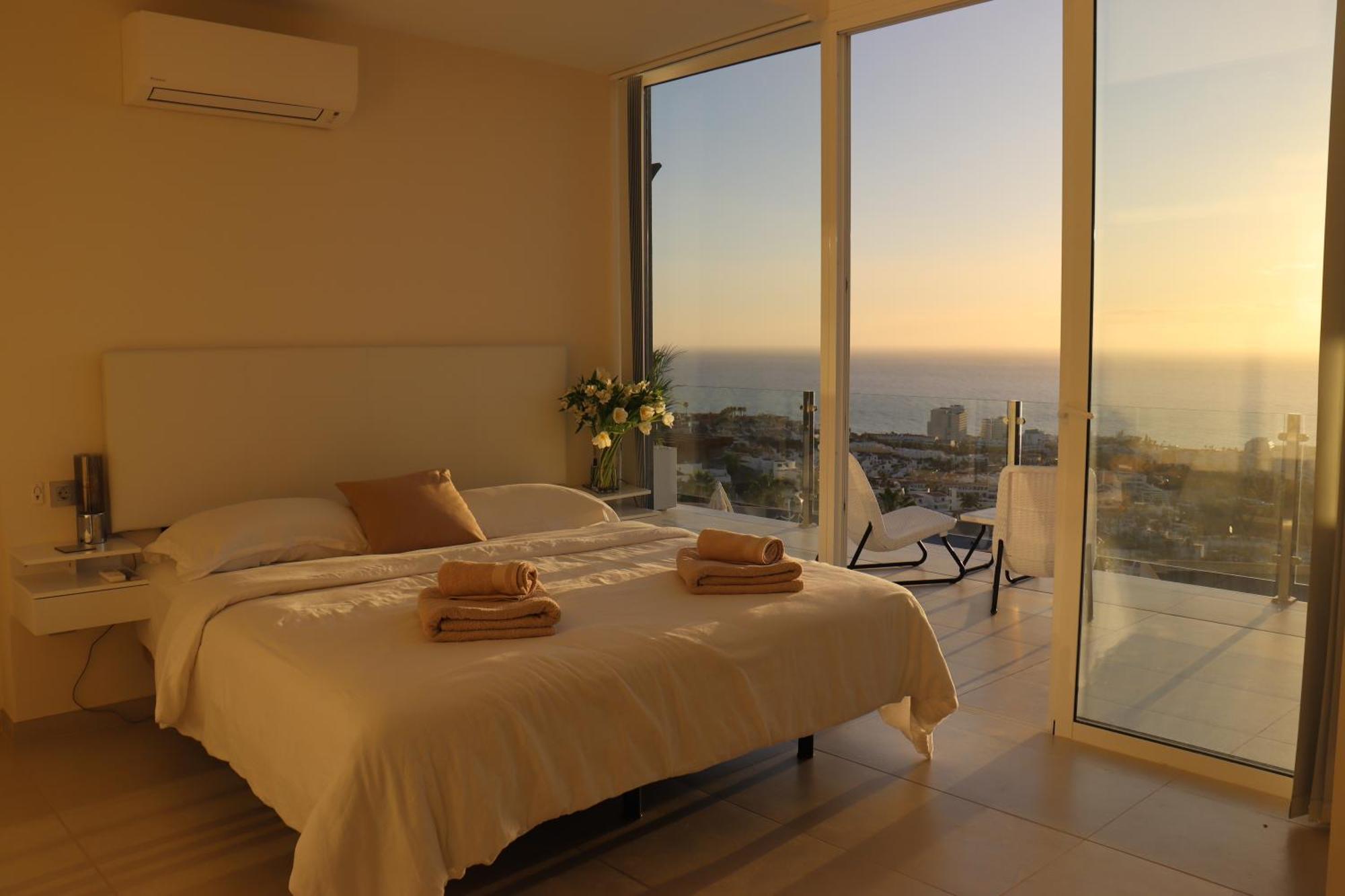Azure Sky Villa - Panoramic Ocean View, Luxury, San Eugenio Costa Adeje  Exterior foto